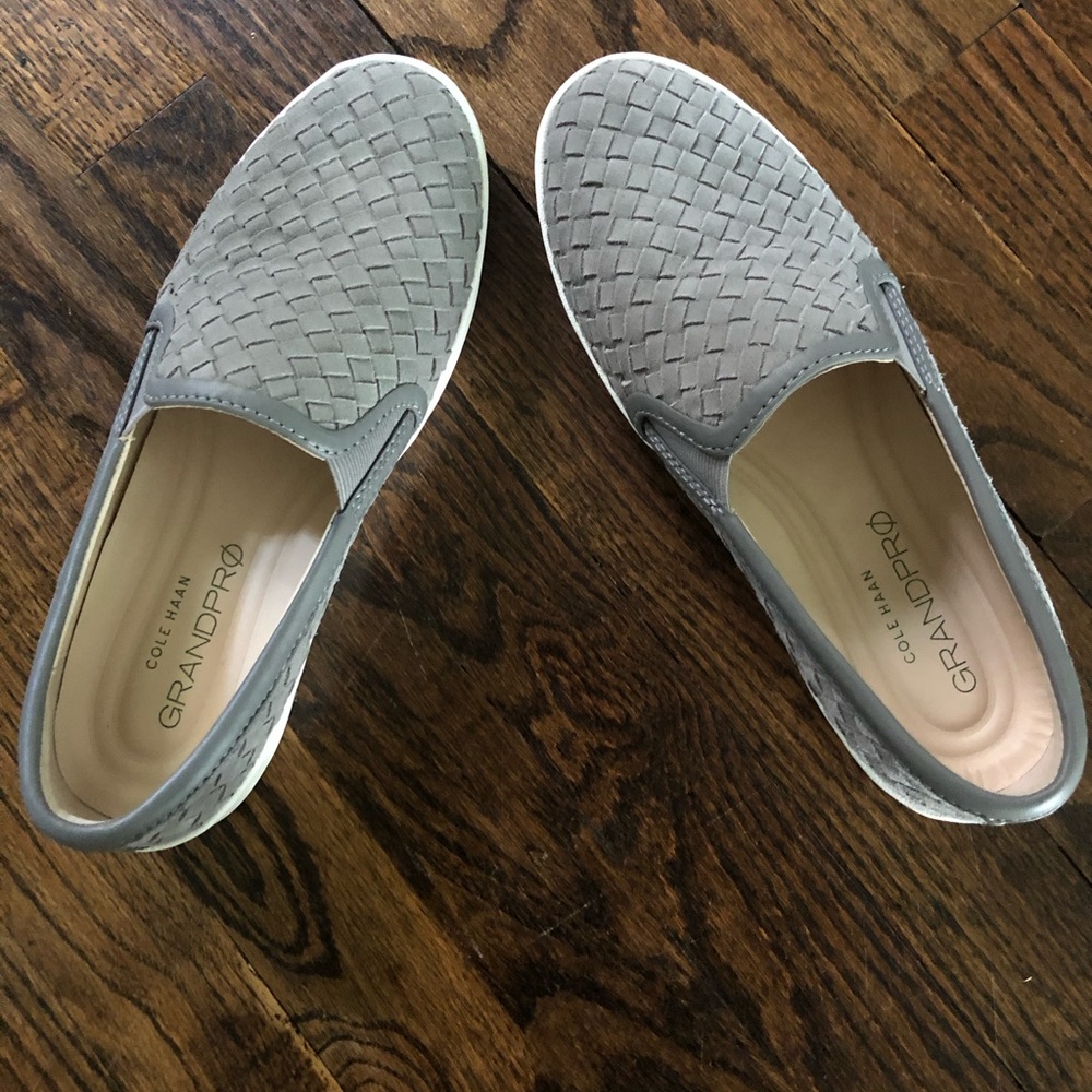Brand new Cole Hahn Grandpro woven slip on shoes